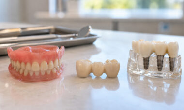 Dentures vs. Dental Bridges vs Dental Implants