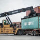 Moving a large container